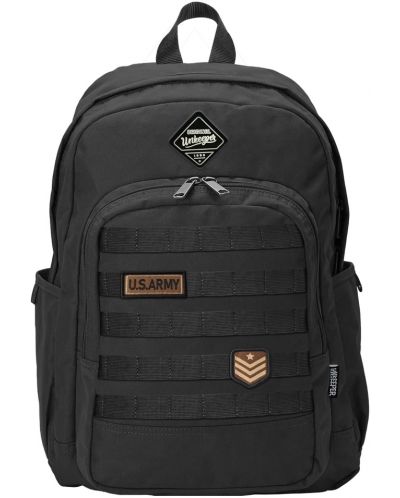 Σχολική τσάντα  Unkeeper Army - μαύρη  - 1