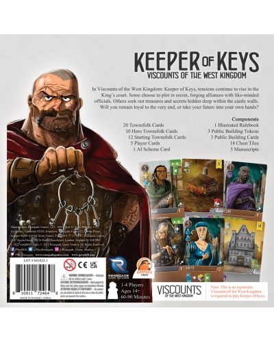 Επέκταση επιτραπέζιου παιχνιδιού Viscounts of the West Kingdom: Keeper of Keys - 2