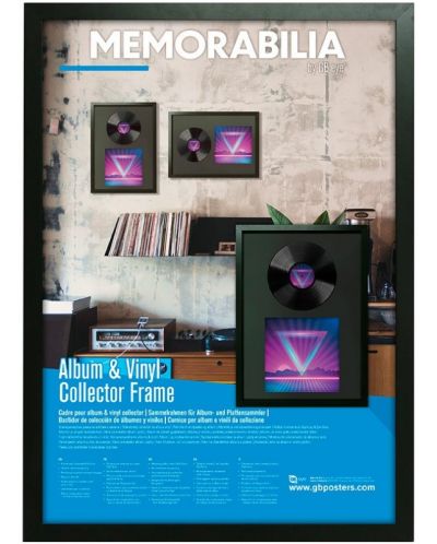 Κορνίζα βινυλίου και άλμπουμ  GB Eye - Album &Vinyl Frame, μαύρη (50 x 70 cm) - 2