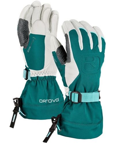 Γάντια Ortovox - Merino freeride glove W, μέγεθος XS, πράσινο - 1