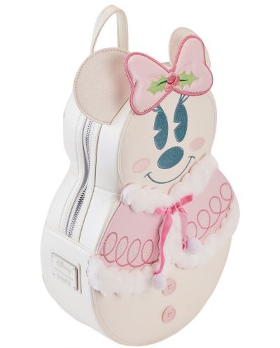 Σακίδιο πλάτης Loungefly Disney: Minnie Mouse - Pastel Figural Snowman - 3
