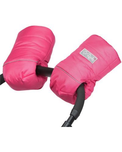 DoRechi Γάντια για καρότσι  με μαλλί προβάτου γενικής χρήσης,ροζ - 1