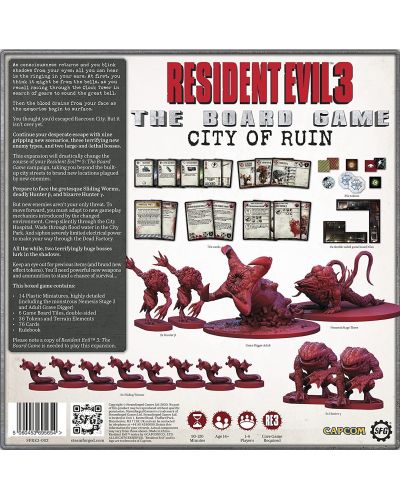Επέκταση επιτραπέζιου παιχνιδιού  Resident Evil 3: City of Ruin - 2