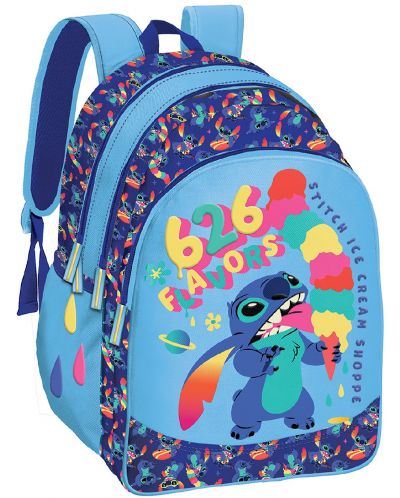 Σακίδιο πλάτης για το νηπιαγωγείο Kstationery Lilo & Stitch - Με 2 θήκες - 1