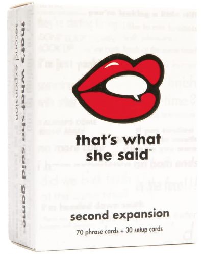 Παράρτημα επιτραπέζιου παιχνιδιού That's What She Said - Second Expansion - 1