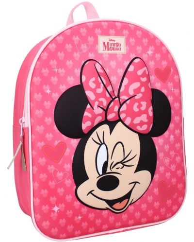 Τσάντα πλάτης για το νηπιαγωγείο Vadobag Minnie Mouse - Never Stop Laughing, 3D - 2
