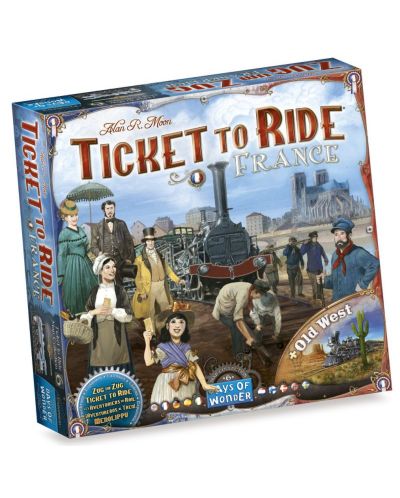 Επέκταση επιτραπέζιου παιχνιδιού Ticket to Ride - France & Old West - 1