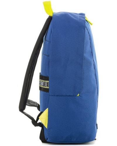 Σακίδιο πλάτης Mitama - Color Touch, μπλε και κίτρινο, με καπέλο δώρου - 5