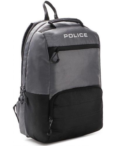 Σακίδιο πλάτης φορητού υπολογιστή Police - Kevin, 15.4", γκρι-μαύρο - 2