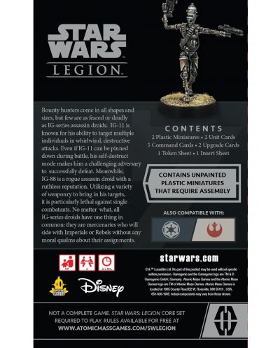 Επέκταση επιτραπέζιου παιχνιδιού Star Wars: Legion - IG-Series Assassin Droid Operative Expansion - 2