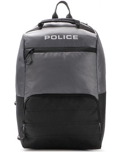 Σακίδιο πλάτης φορητού υπολογιστή Police - Kevin, 15.4", γκρι-μαύρο - 1