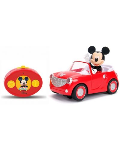 Τηλεκατευθυνόμενο αυτοκίνητο Jada Toys Disney - Μίκυ Μάους, με ειδώλιο - 1