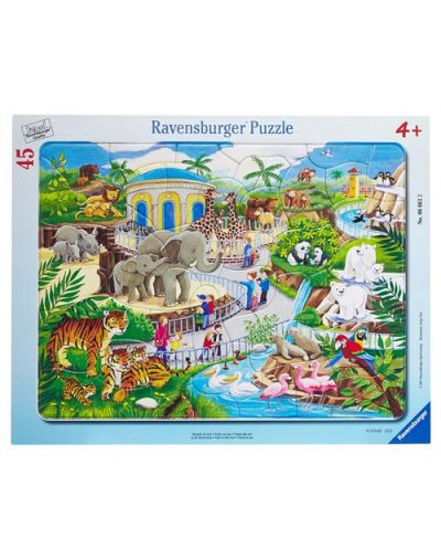 Παζλ Ravensburger 45 κομμάτια - Επίσκεψη στον ζωολογικό κήπο  - 3