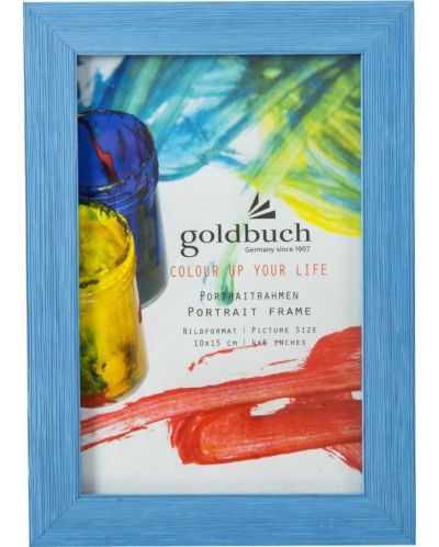 Κορνίζα φωτογραφιών Goldbuch Colour Up - Μπλε, 10 x 15 cm - 1