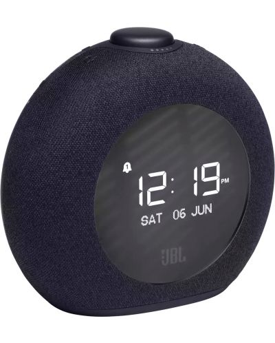 Ηχειο με ραδιο με ρολόι JBL - Horizon 2, Bluetooth, FM, μαύρο - 1