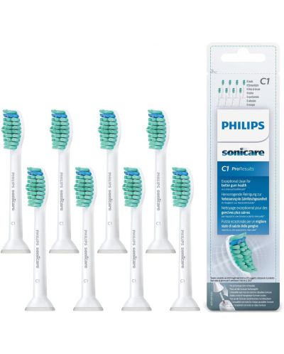 Ανταλλακτικές κεφαλές οδοντόβουρτσας Philips - ProResults,8 τεμάχια, λευκό - 2