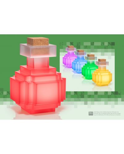 Ρέπλικα The Noble Collection Games: Minecraft - Illuminating Potion Bottle - 3