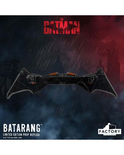 Ρεπλίκα Factory DC Comics: Batman - Batarang (Limited Edition), 36 cm - 6