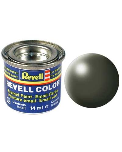 Βαφή σμάλτου για μοντέλα συναρμολόγησης  Revell - Silk Olive Green (32361) - 1