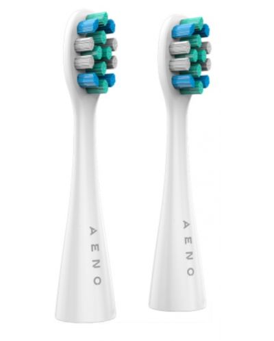 Ανταλλακτικές κεφαλές οδοντόβουρτσας AENO - DB1S/DB2S, 2 τεμάχια, λευκό - 1