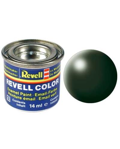 Βαφή σμάλτου για μοντέλα συναρμολόγησης  Revell - Silk Dark Green (32363) - 1