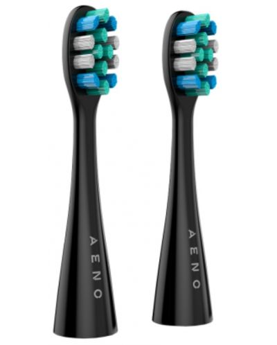 Ανταλλακτικές κεφαλές οδοντόβουρτσας  AENO - DB1S/DB2S, 2 τεμάχια, μαύρο - 1