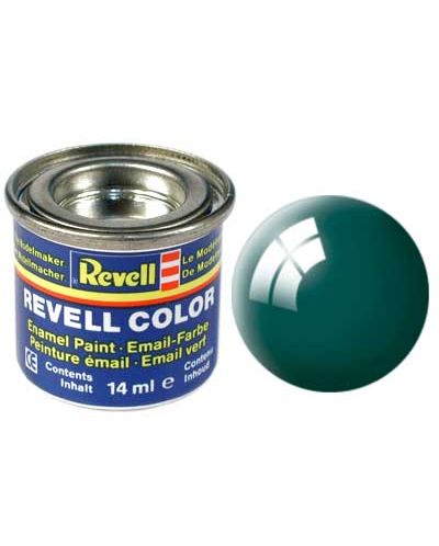 Βαφή σμάλτου για μοντέλα συναρμολόγησης  Revell - Θαλασσινό πράσινο, γυαλιστερό (32162) - 1