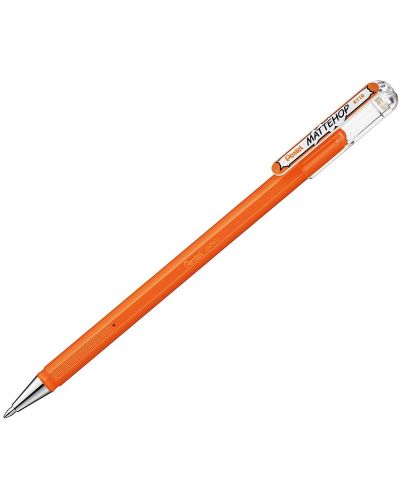 Στυλό  Pentel Mattehop - Πορτοκαλί, 1,0 χλστ - 1