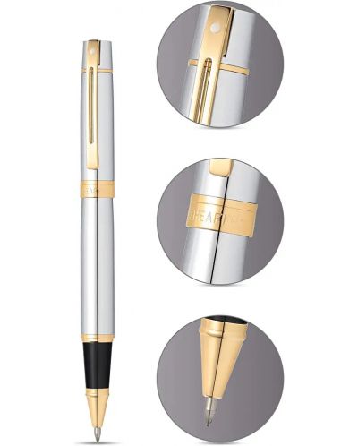 Στυλό   Sheaffer - 300,ασήμι με χρυσό - 3