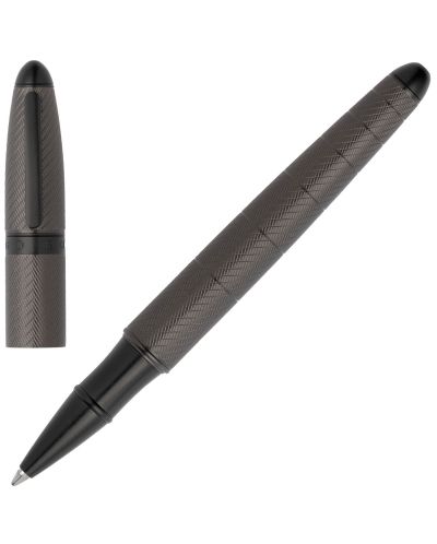 Στυλό Hugo Boss Oval - Σκούρο γκρι - 1