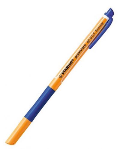 Στυλό με τζελ μελάνι Stabilo pointVisco  -μπλε  - 1
