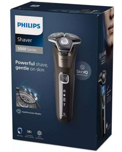 Ξυριστική μηχανή Philips - S5886/30, 1 κεφαλή ,μαύρο - 4