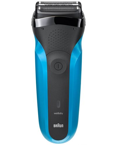 Ξυριστική μηχανή Braun - Series 3 Shave&Style 310 BT, μαύρο/μπλε - 1