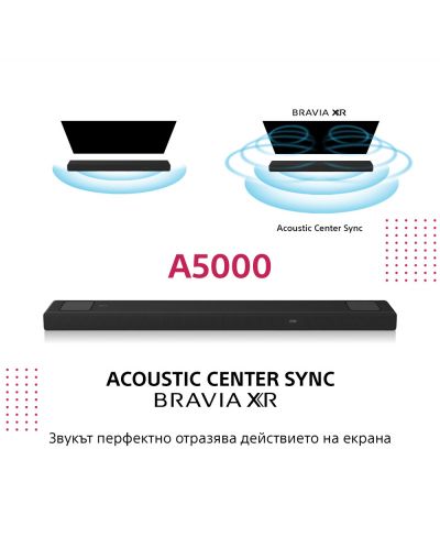 Μπάρα ήχου Sony - HTA5000, μαύρη - 6