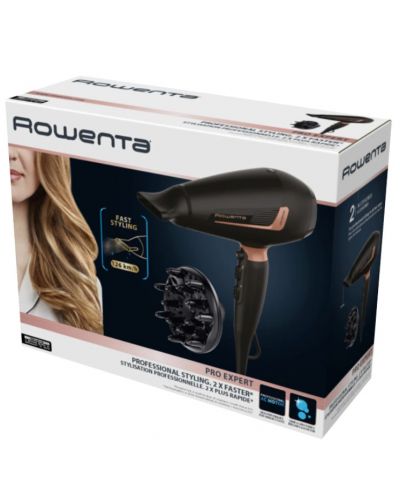 Πιστολάκι μαλλιών Rowenta - Pro Expert CV8830F0, 2200W,3 ταχυτήτων,μαύρο - 3