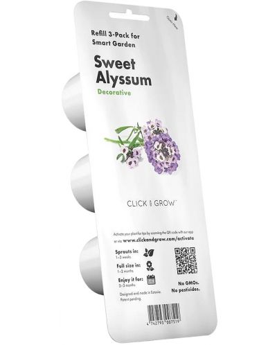 Σπόροι Click and Grow - Γλυκό αλυσούμι, 3 ανταλλακτικά - 1