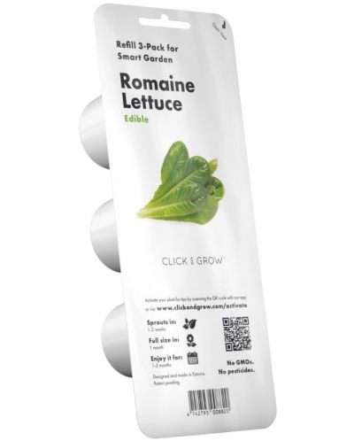 Σπόροι Click and Grow - Μαρούλι Romaine, 3 ανταλλακτικά - 1