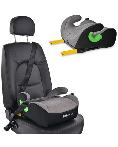 Κάθισμα αυτοκινήτου Lorelli - Malibu, IsoFix, i-Size, 125-150 cm, γκρι - 5