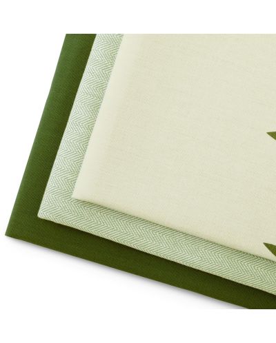 Σετ 3 πετσέτες κουζίνας AmeliaHome - Letyy, 50 x 70 cm, πράσινες	 - 2