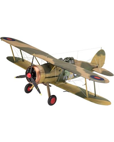 Συναρμολογημένο μοντέλο Revell Στρατιωτικό: Αεροσκάφος - Gloster Gladiator Mk. II - 1