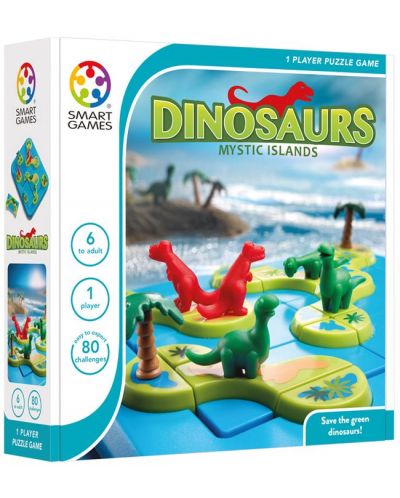 Παιδικό παιχνίδι λογικής Smart Games Originals Kids Adults - Τα μυστικιστικά νησιά των δεινοσαύρων - 1