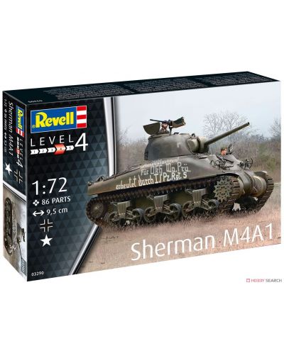 Συναρμολογημένο μοντέλο Revell -Τάνκς   Sherman M4A1 - 1