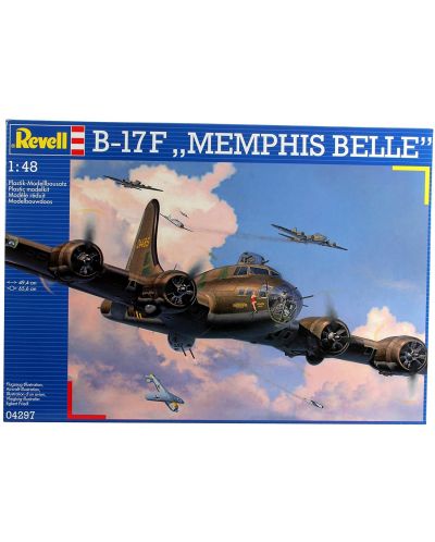 Συναρμολογημένο μοντέλο Revell Στρατιωτικό: Αεροσκάφος - B-17F Memphis - 5