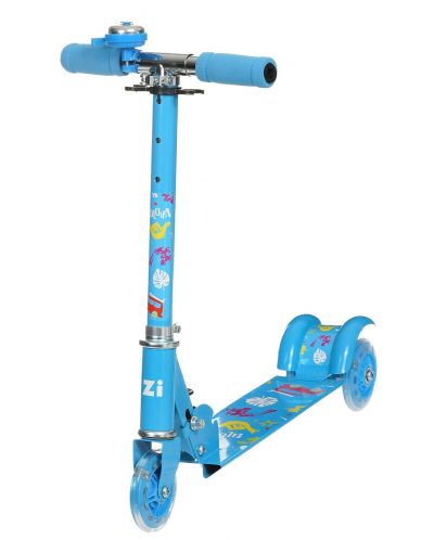 Πτυσσόμενο παιδικό scooter  Zizito - Bunny,μπλε - 1