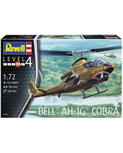 Συναρμολογημένο μοντέλο Revell Στρατιωτικά: Ελικόπτερα - Bell AH-1G Cobra (1:72) - 4