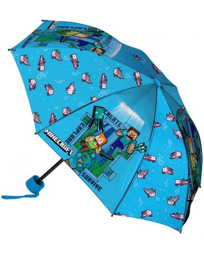 Πτυσσόμενη παιδική ομπρέλα Coriex Minecraft - 1