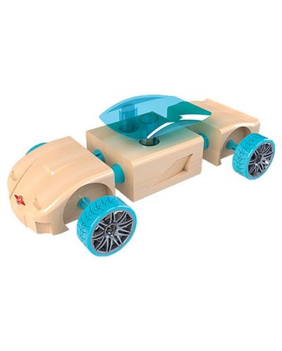Συναρμολογημένο ξύλινο αυτοκίνητο  Play Monster Automoblox - Mini C11 Nebulous - 3
