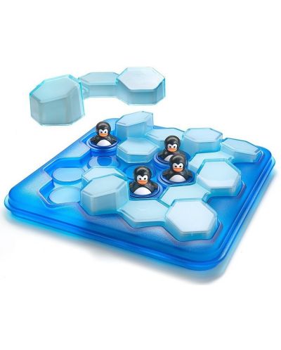 Παιδικό παιχνίδι λογικής Smart Games Compact - Πιγκουίνοι δίπλα στην πισίνα - 3
