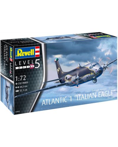 Συναρμολογημένο μοντέλο Revell Στρατιωτικό: Αεροσκάφος - Ατλαντικός Ιταλικός Αετός - 6