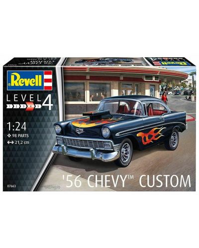 Συναρμολογημένο μοντέλο  Revell - Σύγχρονο: Cars - 1956 Chevy Custom - 2